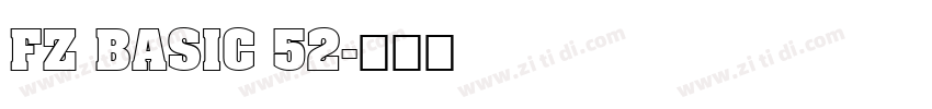 FZ BASIC 52字体转换